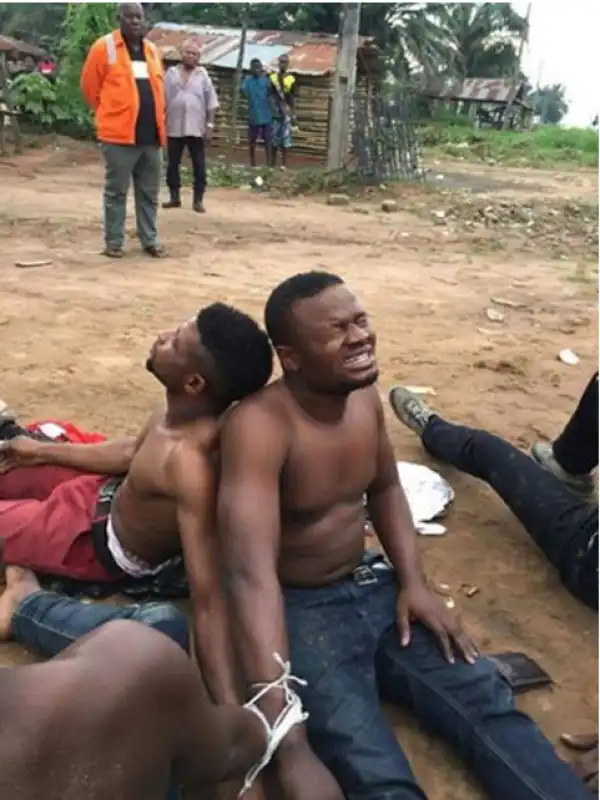 ‘Yahoo boys’ nabbed with ladies’ undies, ritual items in Delta [PHOTOS]